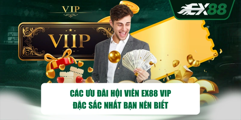 Các Ưu Đãi Hội Viên EX88 VIP Đặc Sắc Nhất Bạn Nên Biết