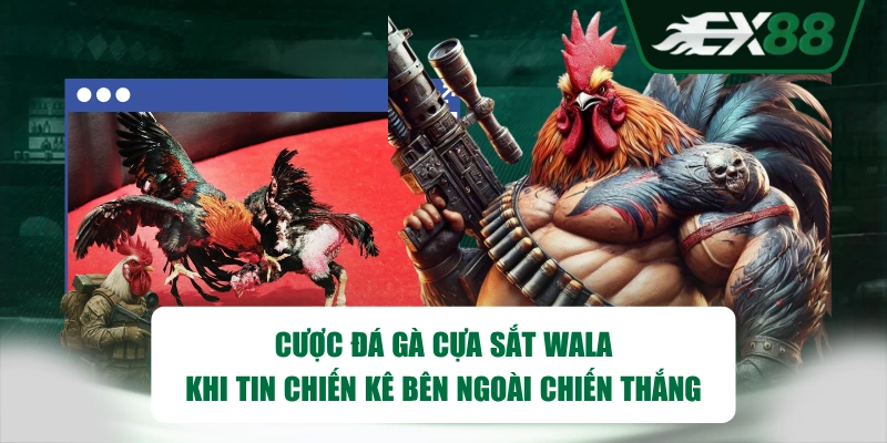 Cược đá gà cựa sắt Wala khi tin chiến kê bên ngoài chiến thắng